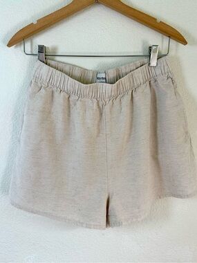 Rhythm Classics Oatmeal Linen Blend Shorts 6